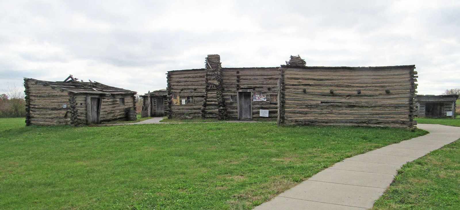 Reconstruction of the Camp Dubois winter fort